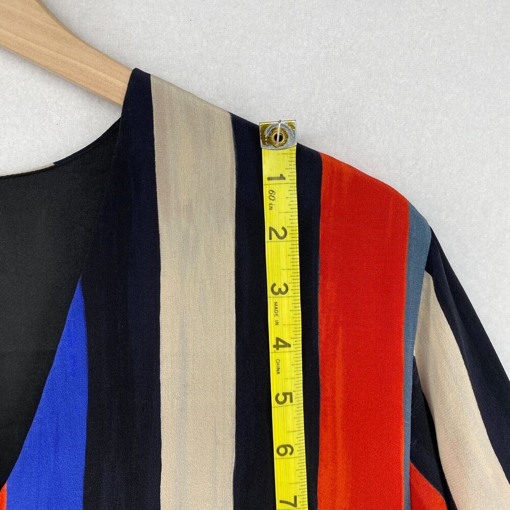 WHIT Multicolor Striped Midi Dress - Picture 9 of 16